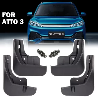 BYD ATTO 3 Mud Flaps 4Pcs Mudguards Front Rear Fender