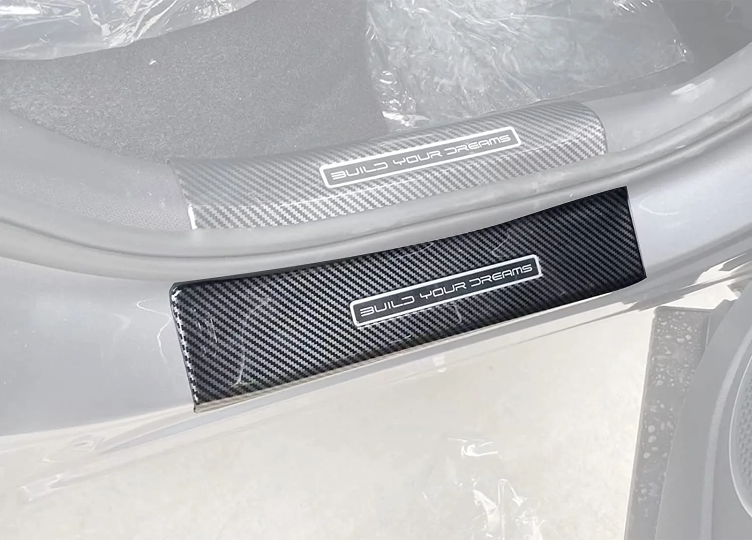 4 Pcs Car Door Sill Protector For BYD ATTO 3 Fiber Leather Tape Car Door Edge Guards - Image 14