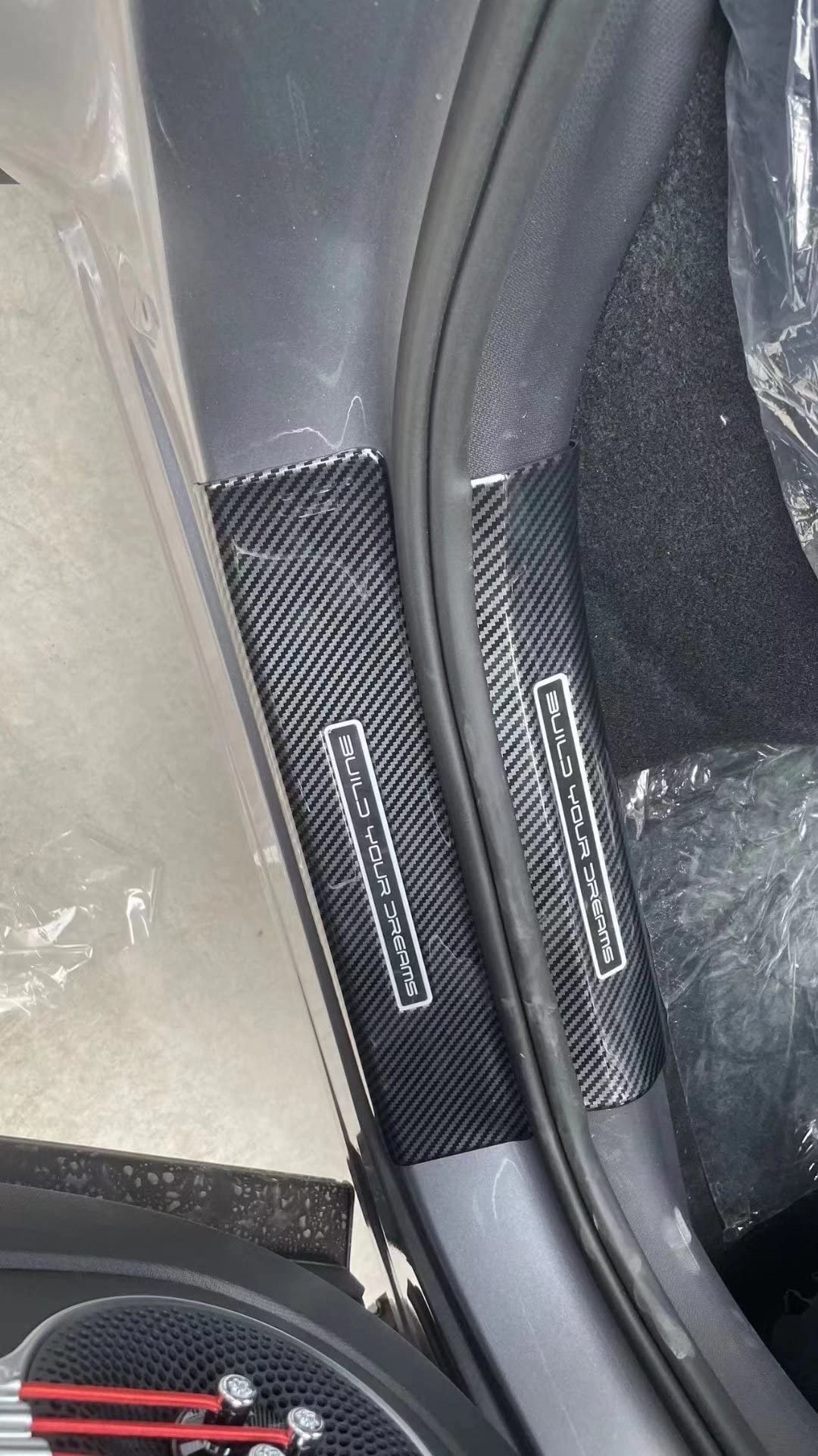 4 Pcs Car Door Sill Protector For BYD ATTO 3 Fiber Leather Tape Car Door Edge Guards - Image 13