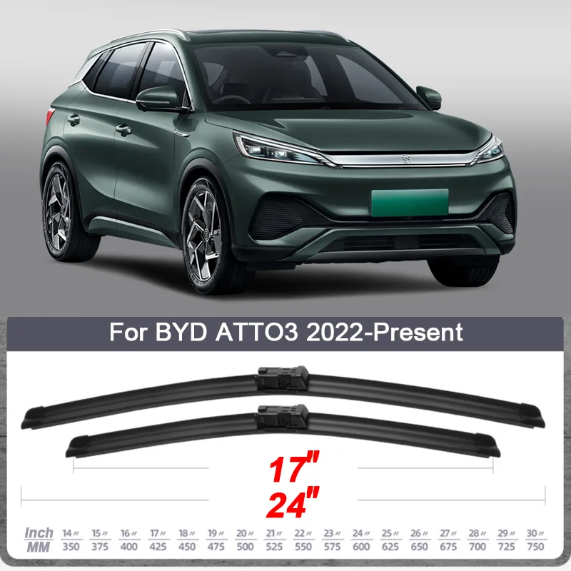 BYD SEAL Dolphin HAN EV TANG EV ATTO3 Car Windshield Wiper Blades - Image 7