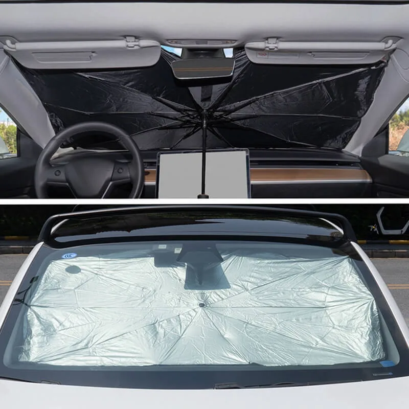 Car Windshield Sunshade Umbrella Foldable Car Sun Visor for BYD Car All Model - Image 2