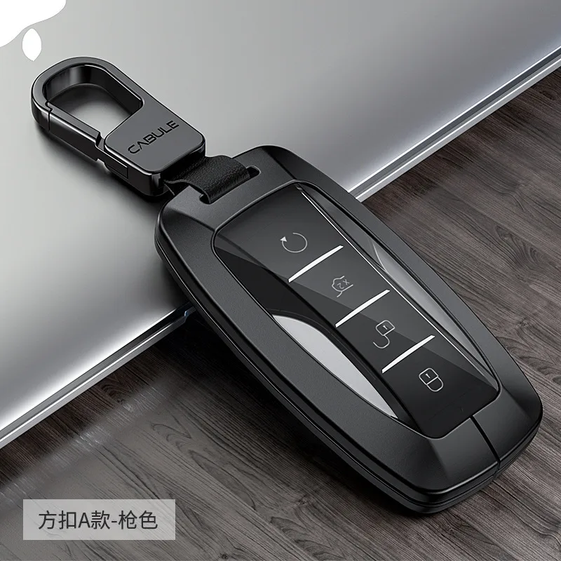 BYD Car Interior Aluminum Alloy Car Key Case for 2021 HAN TANG SONG YUAN ATTO - Image 7