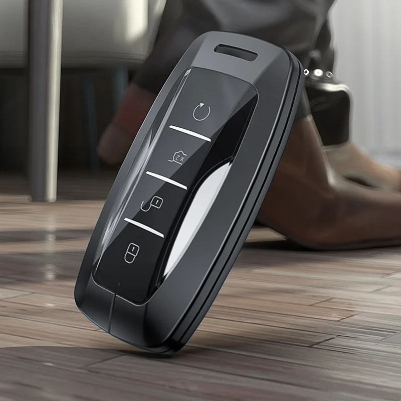 BYD Car Interior Aluminum Alloy Car Key Case for 2021 HAN TANG SONG YUAN ATTO - Image 5