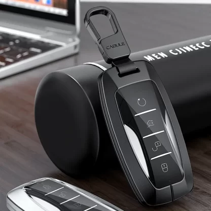 BYD Car Interior Aluminum Alloy Car Key Case for 2021 HAN TANG SONG YUAN ATTO