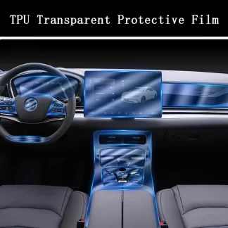 Car Tempered Glass Film For Byd Han Center Control Touchscreen Navigation Screen Protector Accessories Decoration