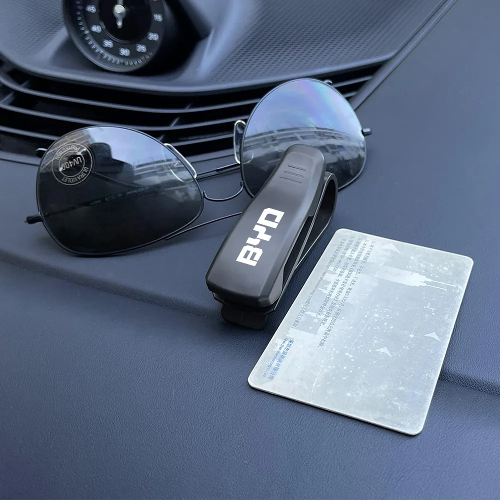 Car Sunglass Clip Holder Organizer For BYD All Model - Image 2