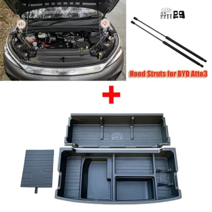 BYD ATTO 3 Rear Trunk Organizer Box Yuan Plus Accessories SUV Expand Storage Box