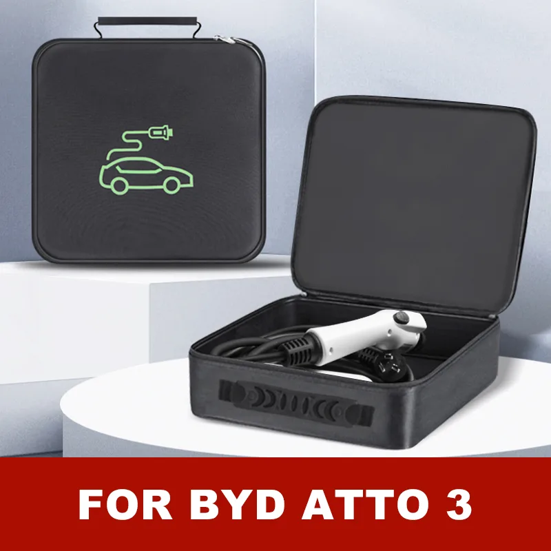 Byd Atto 3 2022 2023 EV Charging Cable Case Charger Device Storage Bag Box