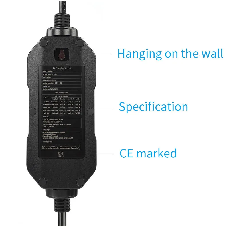 TYPE 2 EV Charger 32A 240V 23ft Charging Cable Portable Plug-in EVSE NEMA 14-50 for BYD All Model - Image 5