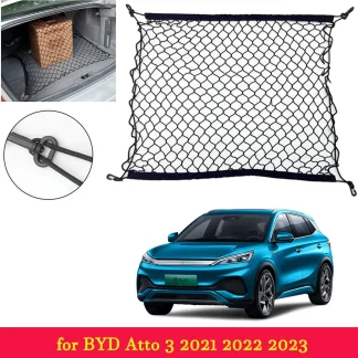Trunk Cargo Net Cargo Net Stretchable for BYD Atto 3 2021 2022 2023