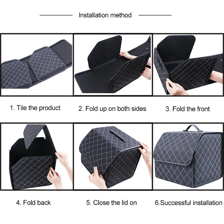 Car Trunk Organizer Box Large Capacity Storage Bag Universal Fit for BYD - Image 11