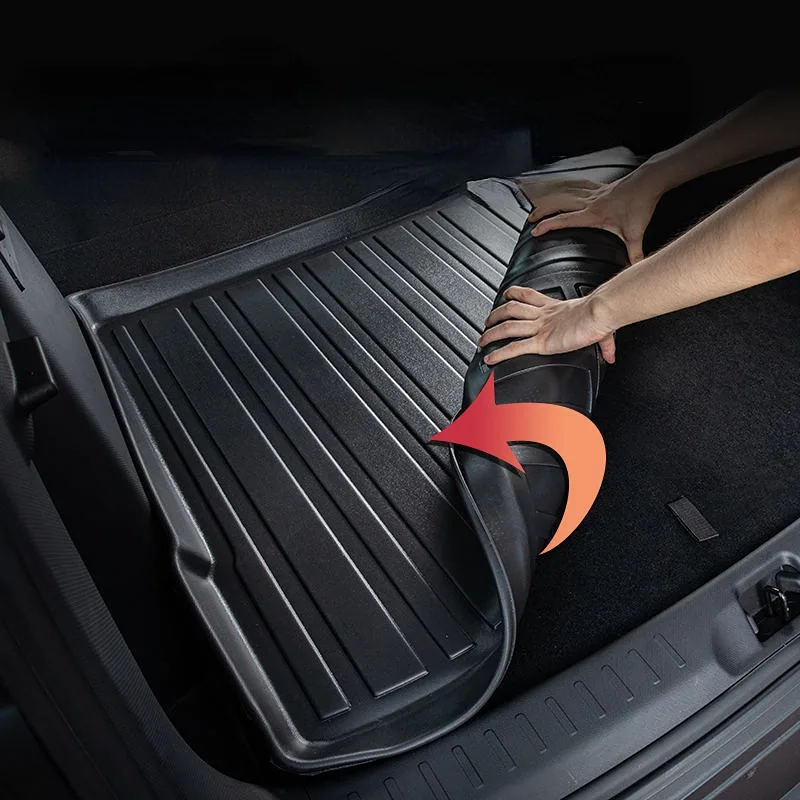 BYD Atto 3 Heavy Duty Automotive Rubber Trunk Floor Mat Cargo Liner - Image 4