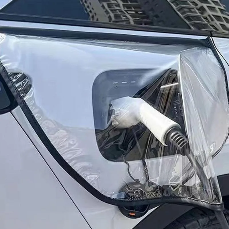 Outdoor EV Charger Cover Magnetic Car Charging Port Rainproof Cover for BYD Atto3 - Image 3