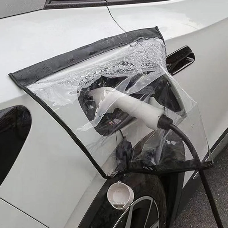 Outdoor EV Charger Cover Magnetic Car Charging Port Rainproof Cover for BYD Atto3