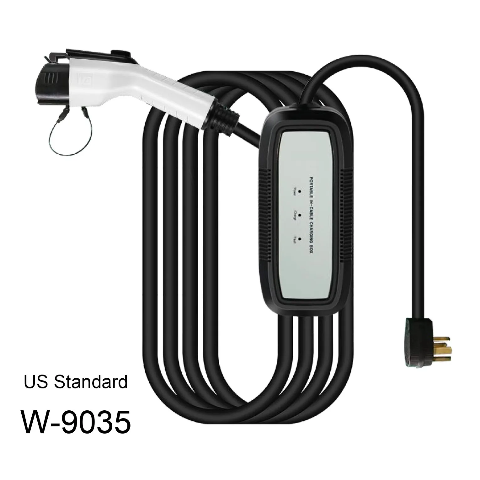 AC TYPE1 32A 7KW Indicator Light Portable Ev Charger EV Level 1 for BYD SAE-J1772 Standard