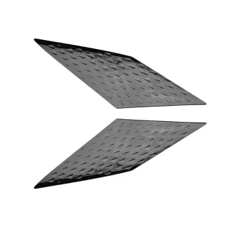 2pcs Rear Wing Side Window Triangle Trim Cover Trim ABS Bright black Atto3 Accessories for BYD Atto 3