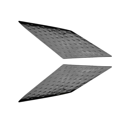 2pcs Rear Wing Side Window Triangle Trim Cover Trim ABS Bright black Atto3 Accessories for BYD Atto 3