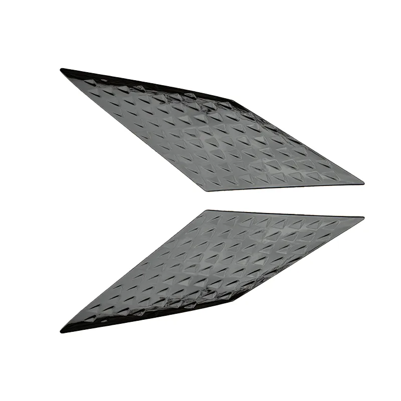 2pcs Rear Wing Side Window Triangle Trim Cover Trim ABS Bright black Atto3 Accessories for BYD Atto 3