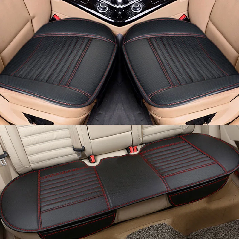 3 piece Car Seat Cover Front Bottom Seat Cushion Cover & Back Seat Covers Cushion For BYD Atto 3 2022 2023 Song PLUSDM-i Qin Tang EV F3 E6 - Image 3