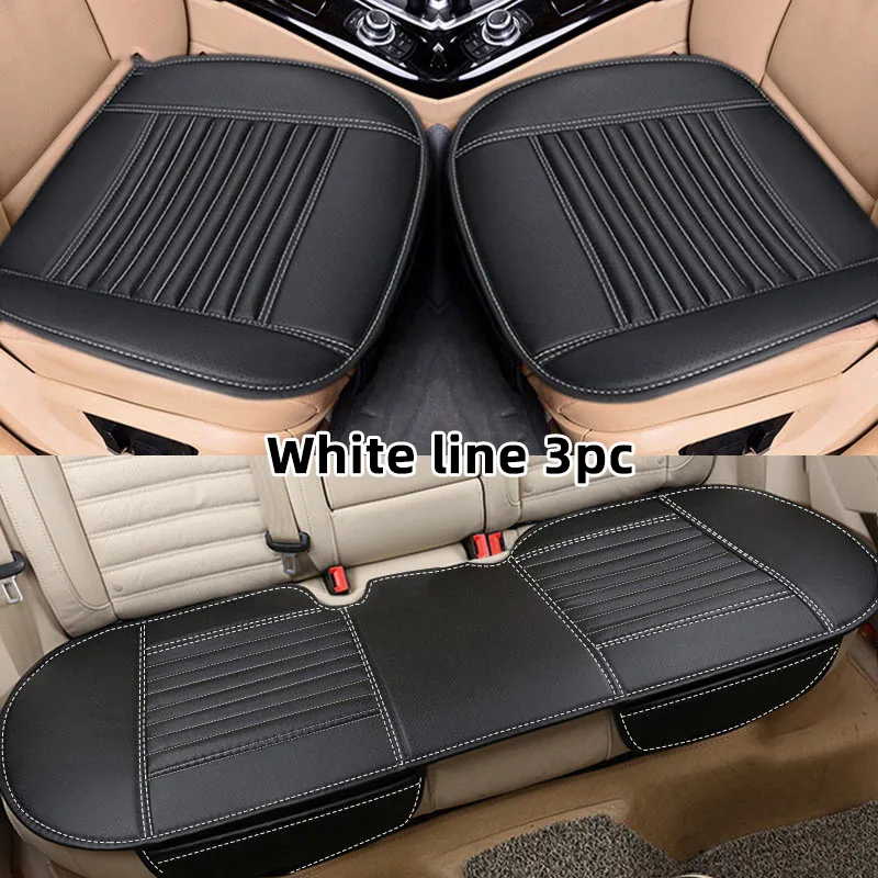 3 piece Car Seat Cover Front Bottom Seat Cushion Cover & Back Seat Covers Cushion For BYD Atto 3 2022 2023 Song PLUSDM-i Qin Tang EV F3 E6 - Image 4