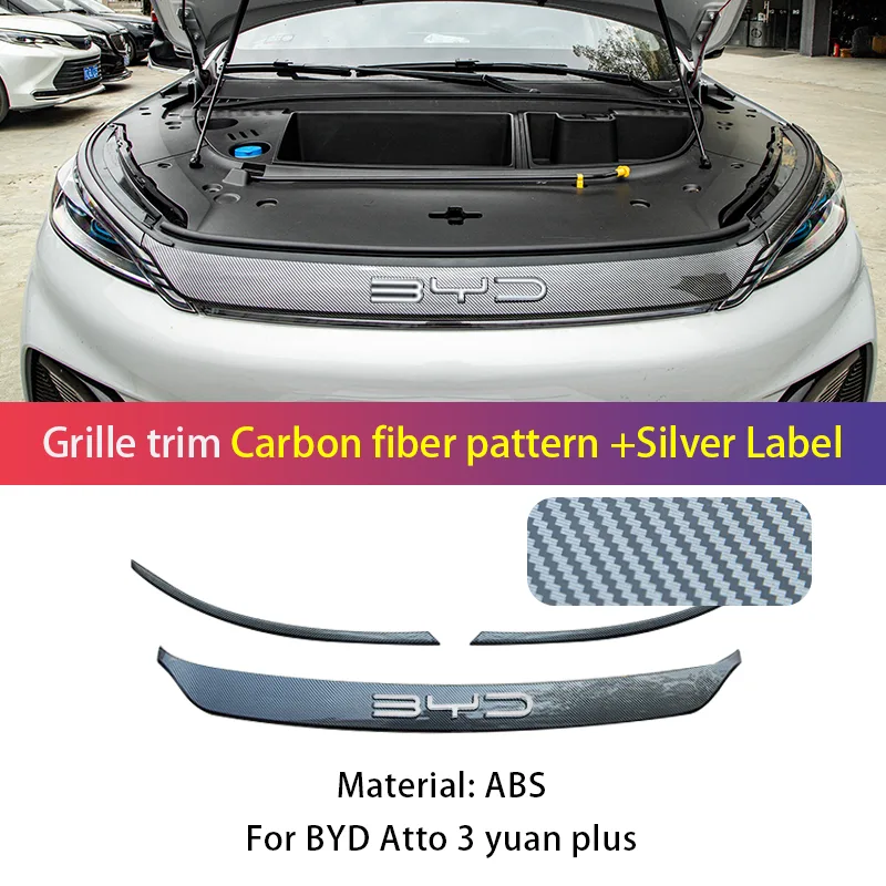 Front Bumper Chin Spoiler Lip Splitter Corner Cover Trim Fit for BYD Atto 3 - Image 2