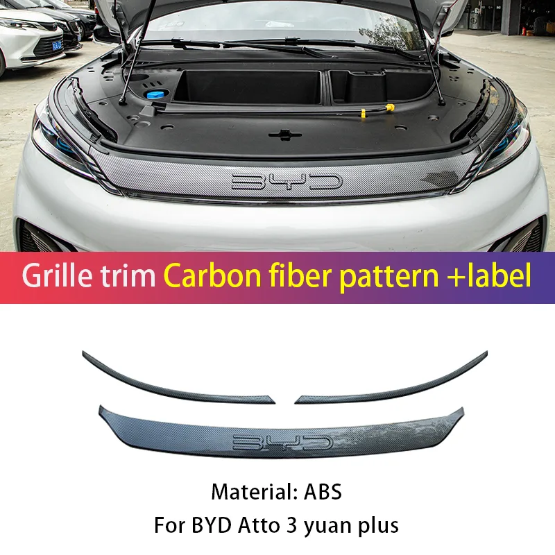Front Bumper Chin Spoiler Lip Splitter Corner Cover Trim Fit for BYD Atto 3 - Image 3