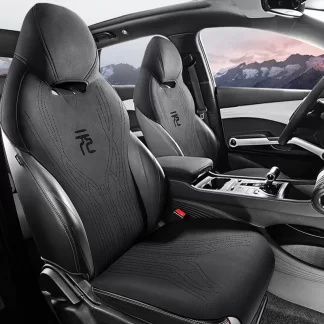 Breathable Suede Car Seat Cover Car Seat Cushion Full Sets for BYD Atto3