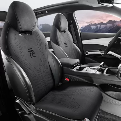 Breathable Suede Car Seat Cover Car Seat Cushion Full Sets for BYD Atto3