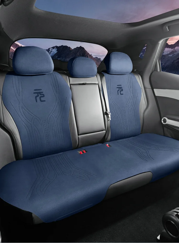 Breathable Suede Car Seat Cover Car Seat Cushion Full Sets for BYD Atto3 - Image 7