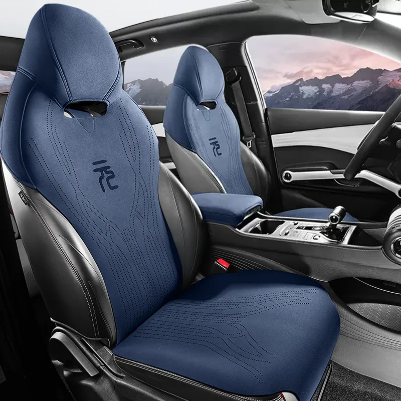 Breathable Suede Car Seat Cover Car Seat Cushion Full Sets for BYD Atto3 - Image 2