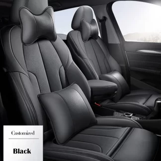 Genuine Leather Car Seat Covers Only For BYD Atto 3 2022 Custom Interior Accessories