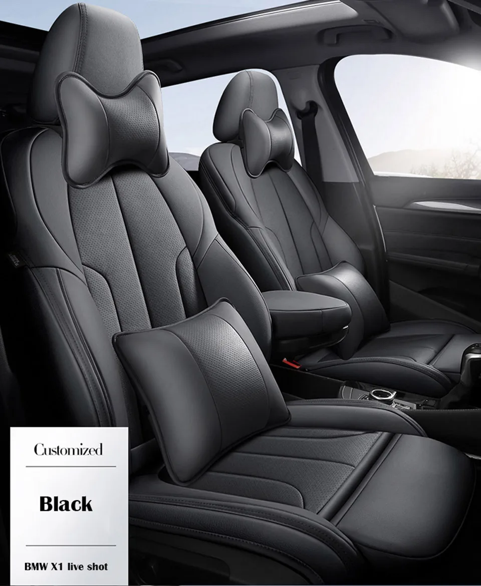 Genuine Leather Car Seat Covers Only For BYD Atto 3 2022 Custom Interior Accessories
