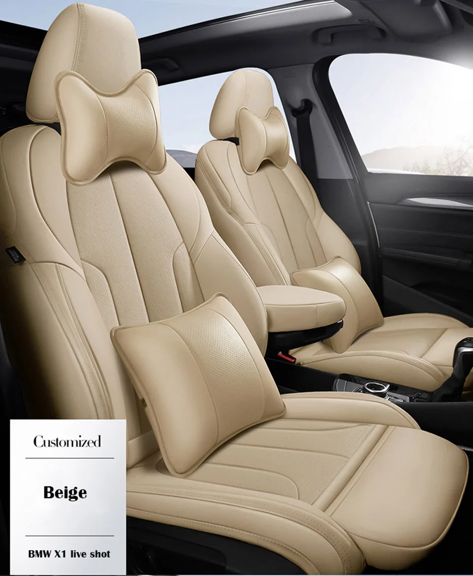 Genuine Leather Car Seat Covers Only For BYD Atto 3 2022 Custom Interior Accessories - Image 7