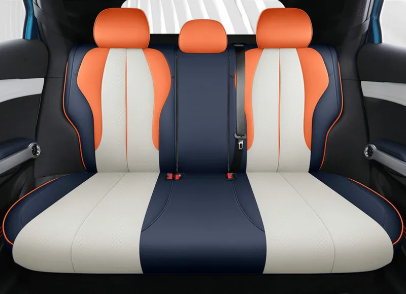 Car Seat Cover Full Set, Bucket Seat Covers for 5 Seats, Nappa Leather Seat Covers for BYD Yuan Plus Atto 3 EV 2022 - Image 7