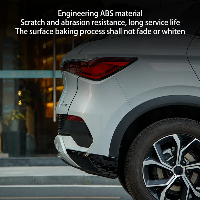 4Pcs Car Corner Protecor ABS Strip Stickers for BYD Atto 3 2022 Car Front Rear Bumper Strip Lip - Image 2