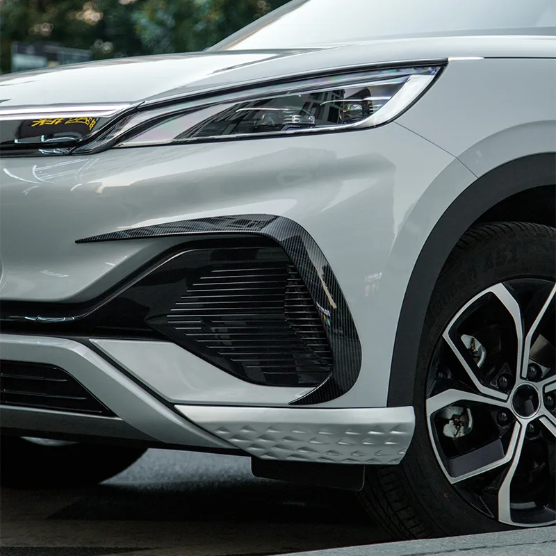 4Pcs Car Corner Protecor ABS Strip Stickers for BYD Atto 3 2022 Car Front Rear Bumper Strip Lip - Image 4