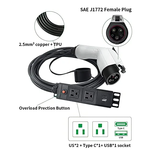 V2L Adapter Vehicle to Load Adapter Connector, Compatible with For BYD EV - Image 4