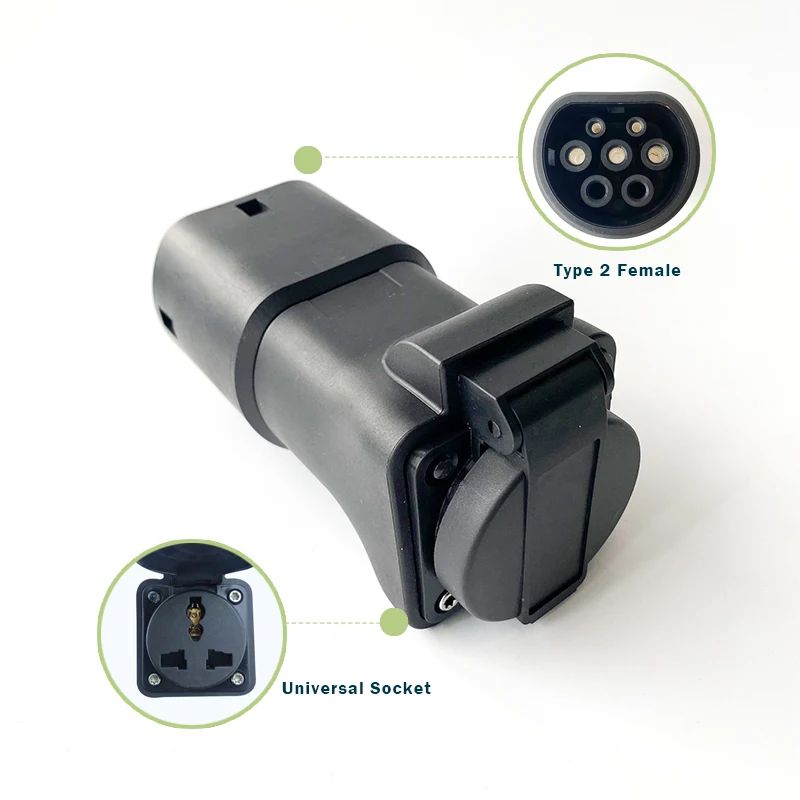 Electric-Car-Side-Discharge-Plug-EV-Type2-16AChargerconverterwith-EU-Socket-Outdoor-Power-Supply-Station-need-car1-4