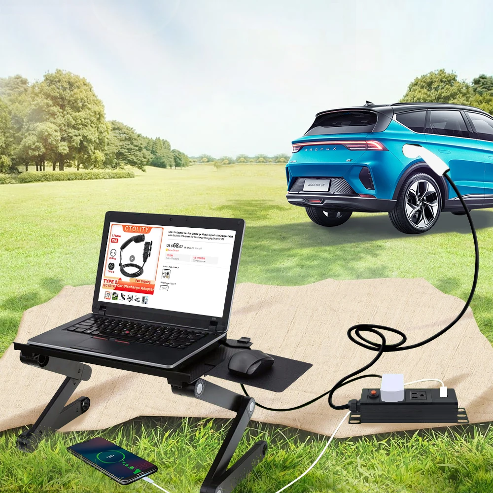 V2L Adapter Vehicle to Load Adapter Connector, Compatible with For BYD EV - Image 2