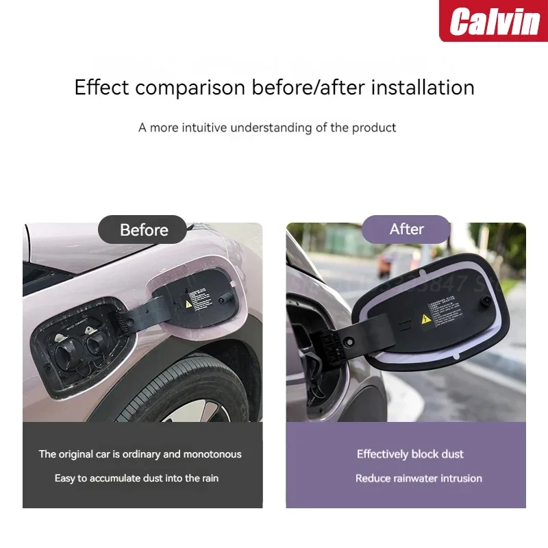 Charging Port Rubber Sealing Ring Cover Lock Motor Spring Clip For BYD Dolphin ATTO 3 YUAN PLUS SEAL Seagull - Image 4