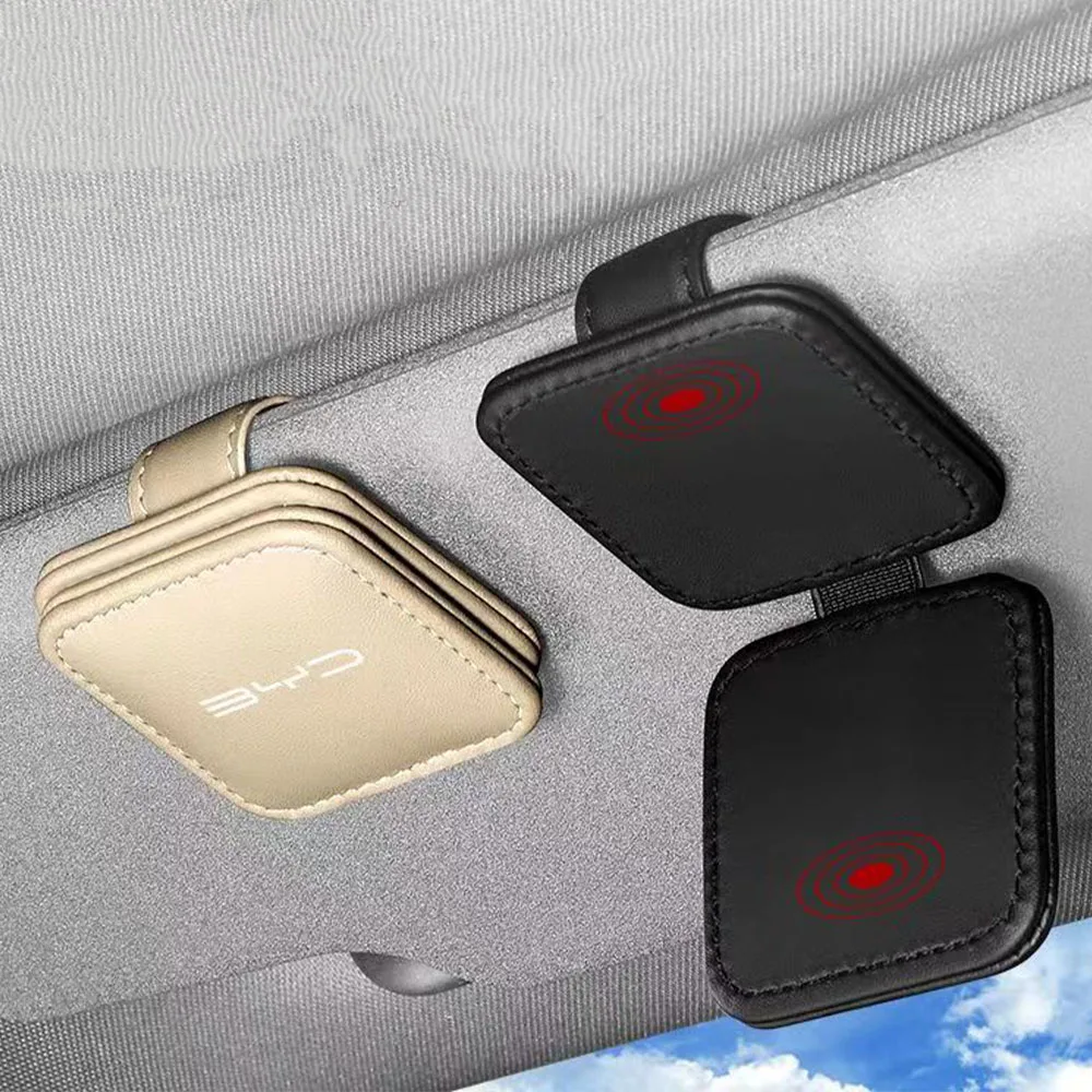 Car Sunglass Holder Glasses Storage Clip Auto Accessories For BYD Atto 3 Act Tang F3 E6 Yuan Song Plus EV F0 Qin Han Dolphin S6 - Image 2