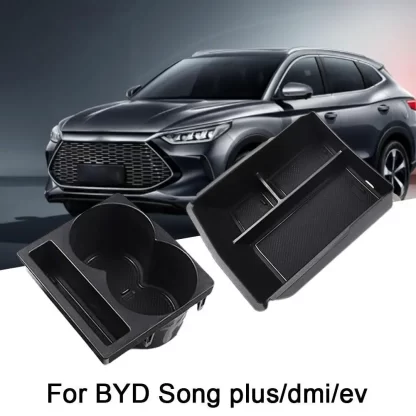 Car Central Armrest Storage Box For BYD Song Plus/dmi/ev