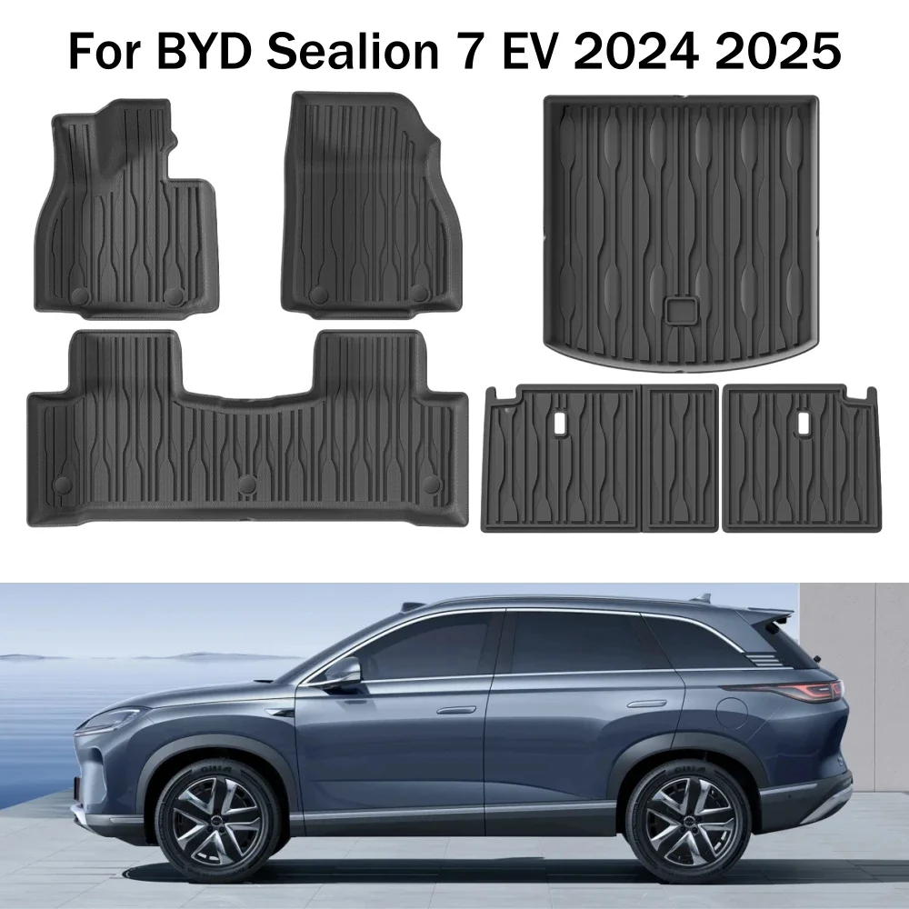 BYD Sealion 7 EV 2024 2025 Floor Mats Cargo Liner