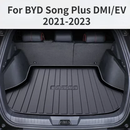 Car Trunk Mat Storage Box Pad For BYD Song Plus DMI/EV 2021-2023