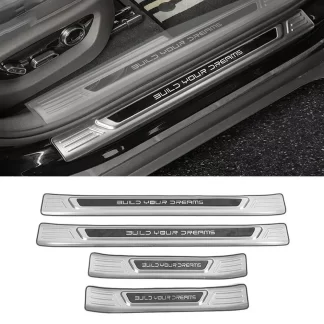Car Door Sill Scuff Plate Welcome Pedal