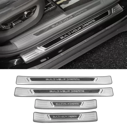 Car Door Sill Scuff Plate Welcome Pedal
