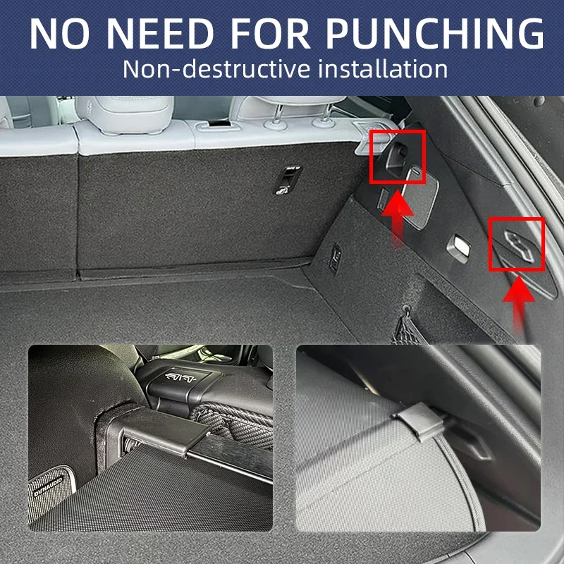 BYD Sealion 7 Cargo Cover Trunk Retractable Parcel Rack