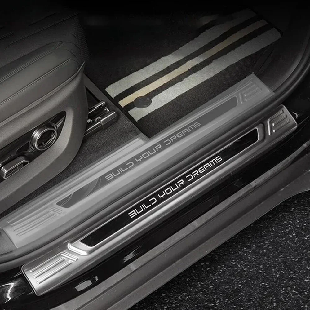 Car Door Sill Scuff Plate Welcome Pedal