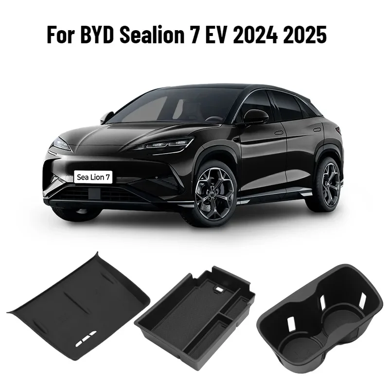 BYD Sealion 7 EV 2024 2025 Armrest Storage Box