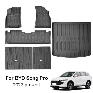TPE Car Floor Mats For BYD Song Pro Dmi 2024 2025